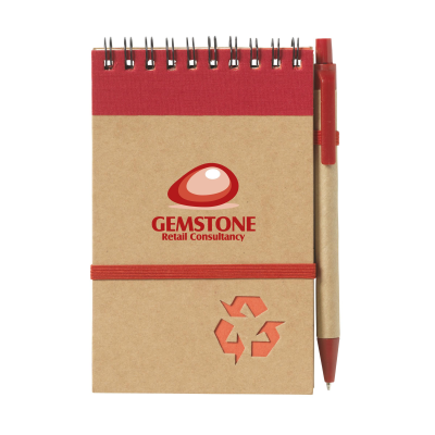 Picture of RECYCLENOTE-M NOTE BOOK in Red.