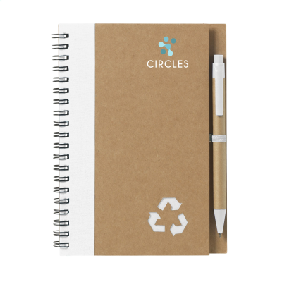 Picture of RECYCLE NOTE-L NOTE BOOK in White.
