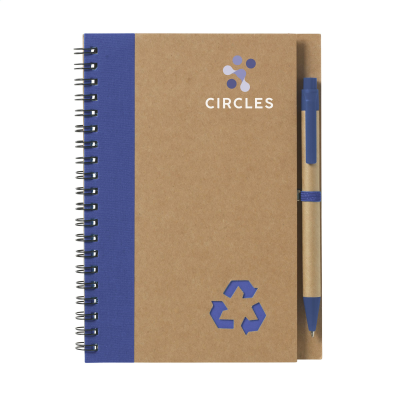 Picture of RECYCLE NOTE-L NOTE BOOK in Dark Blue.