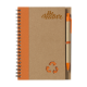 Picture of RECYCLE NOTE-L PAPER NOTE BOOK in Orange