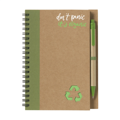 Picture of RECYCLE NOTE-L NOTE BOOK in Green.