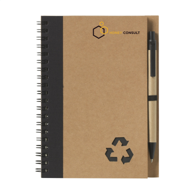 Picture of RECYCLE NOTE-L NOTE BOOK in Black