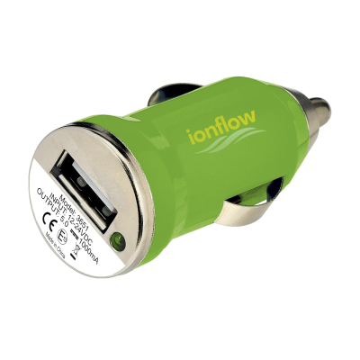 Picture of USB CARCHARGER PLUG in Green