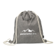 Picture of GRS RECYCLED COTTON PROMOBAG PLUS (180 G & M²) BACKPACK RUCKSACK in Grey