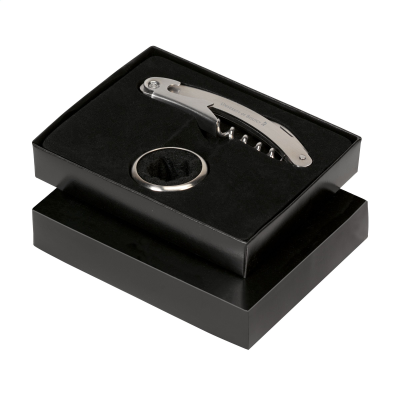 Picture of WINETASTE GIFT SET in Silver.