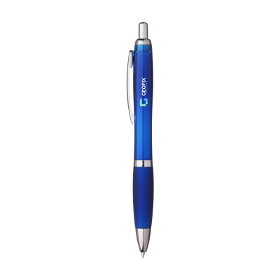 Picture of ATHOS SOLID GRS RECYCLED ABS PEN in Blue.
