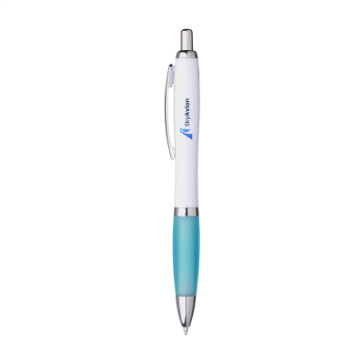 Picture of ATHOS SOLID GRS RECYCLED ABS PEN in Light Blue.