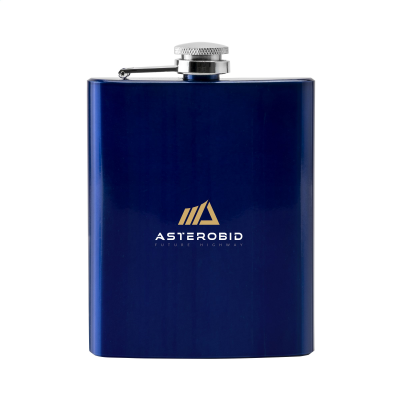 Picture of HIP FLASK DRINK BOTTLE in Blue.