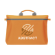 Picture of DOCUTRAVEL DOCUMENT BAG in Orange