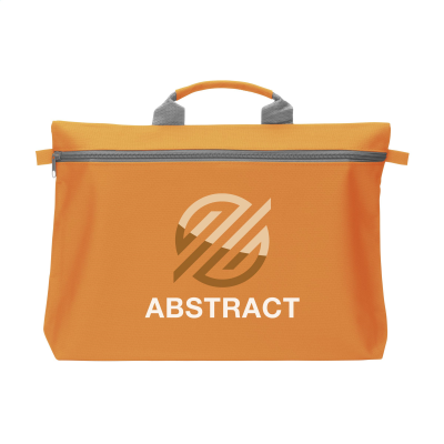 Picture of DOCUTRAVEL DOCUMENT BAG in Orange