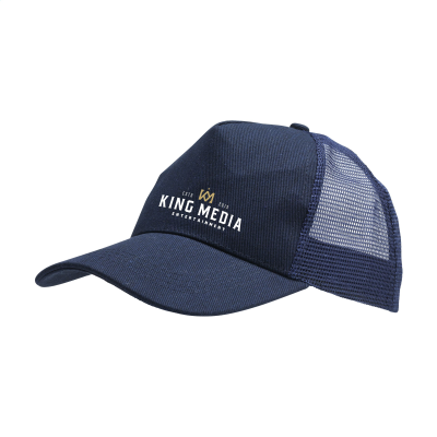 Picture of TRUCKER RECYCLED COTTON in Navy.