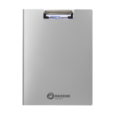 Picture of DOCUMENT A4 CLIPBOARD in Silver Grey