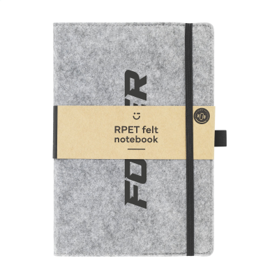 Picture of FELTY GRS RPET NOTE BOOK A5 in Grey