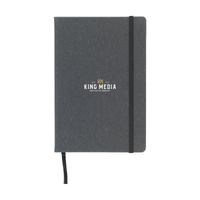 Picture of MONTANA BONDED LEATHER NOTE BOOK A5 in Black.