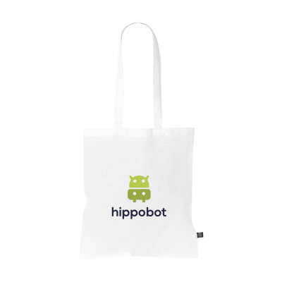 Picture of SHOPPY COLOUR BAG GRS RECYCLED COTTON (150 G & M²) in White