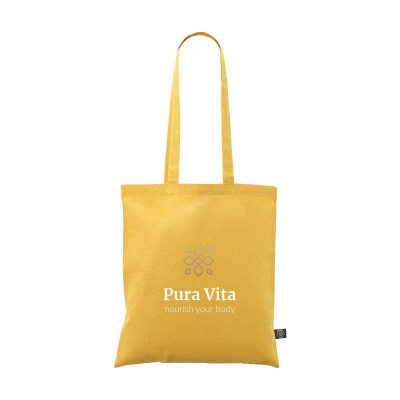 Picture of SHOPPY COLOUR BAG GRS RECYCLED COTTON (150 G & M²) in Yellow Ocre.