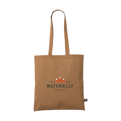 Picture of SHOPPY COLOUR BAG GRS RECYCLED COTTON (150 G & M²) in Brown