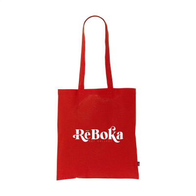Picture of SHOPPY COLOUR BAG GRS RECYCLED COTTON (150 G & M²) in Red.