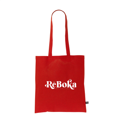 Picture of SHOPPY COLOUR BAG GRS RECYCLED COTTON (150 G & M²) in Red.