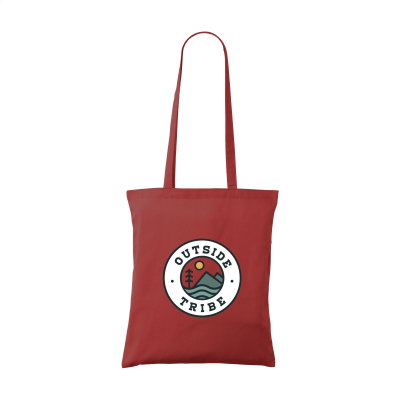Picture of SHOPPY COLOUR BAG (120 G & M²) COTTON BAG in Red