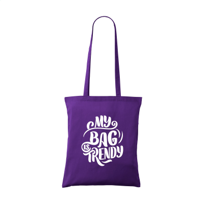 Picture of SHOPPY COLOUR BAG (120 G & M²) COTTON BAG in Purple