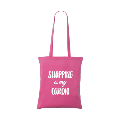 Picture of SHOPPY COLOUR BAG (135 G & M²) COTTON BAG in Pink.
