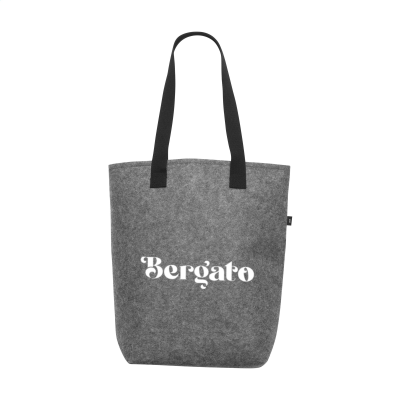 Picture of FELTRO XL RPET SHOPPER TOTE BAG in Grey.