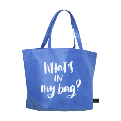 Picture of ROYAL GRS RPET SHOPPER (80 G & M²) in Blue.