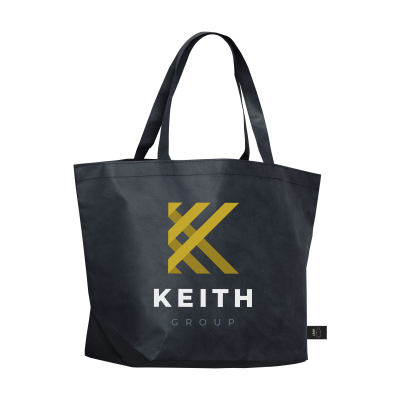 Picture of ROYAL RPET SHOPPER TOTE BAG in Black.