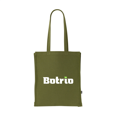 Picture of SOLID BAG COLOUR GRS RECYCLED CANVAS (340 G & M²) in Olive.