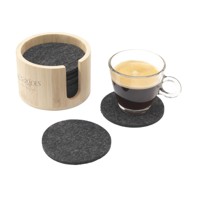 Picture of CODY FELT COASTER SET in Bamboo