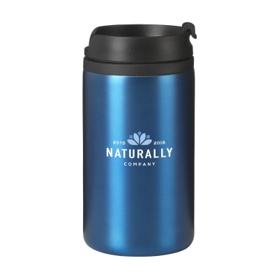 Picture of THERMO CAN RCS RECYCLED STEEL 300 ML THERMO CUP in Blue.