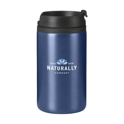 Picture of THERMO CAN RCS RECYCLED STEEL 300 ML THERMO CUP in Blue.