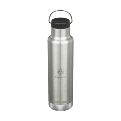Picture of KLEAN KANTEEN CLASSIC RECYCLED THERMAL INSULATED BOTTLE 592 ML in Silver.