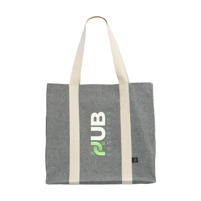 Picture of LINE GRS RECYCLED SHOPPER TOTE BAG (210 G & M²) in Green