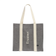 Picture of LINE GRS RECYCLED SHOPPER TOTE BAG (210 G & M²) in Black