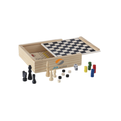 Picture of WOODGAME 5-IN-1 GAME SET in Wood.