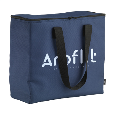 Picture of RPET FRESHCOOLER-XL COOL BAG in Blue.