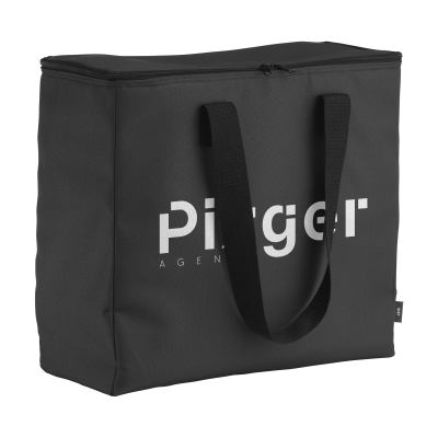 Picture of RPET FRESHCOOLER-XL COOL BAG in Black