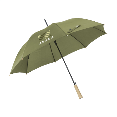 Picture of EVEREST RPET UMBRELLA 23 INCH in Olive Green