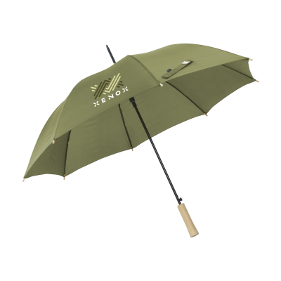 Picture of EVEREST RPET UMBRELLA 23 INCH in Olive Green.