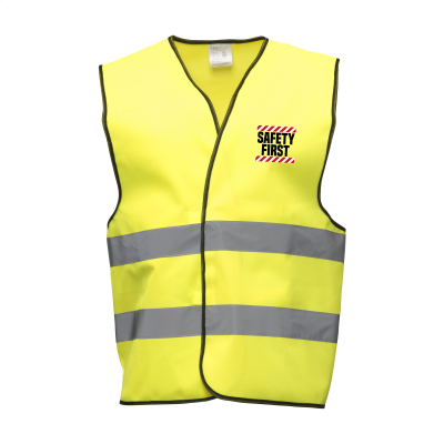 Picture of SAFETYFIRST SAFETY VEST in Fluorescent Yellow.