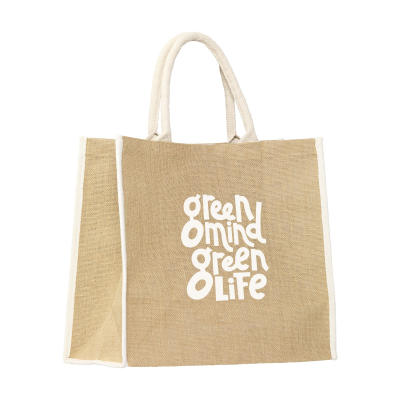 Picture of GERONA JUTE SHOPPER TOTE BAG in Natural