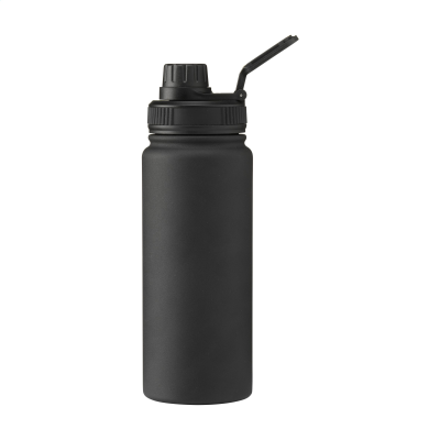 Picture of TAPPO BOTTLE RCS STAINLESS STEEL METAL DRINK BOTTLE in Black.