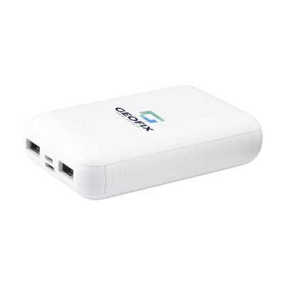 Picture of POCKETPOWER 10000 CORDLESS POWERBANK CORDLESS CHARGER in White.