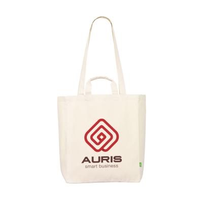 Picture of ORGANIC COTTON CANVAS TOTE BAG (280 G & M²) in Ecru.