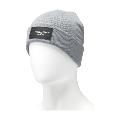 Picture of STAVANGER RPET BEANIE HAT in Grey.