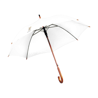 Picture of FIRSTCLASS RCS RPET UMBRELLA 23 INCH in White.
