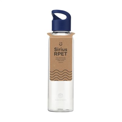 Picture of SIRIUS GRS RPET 650 ML DRINK BOTTLE in Clear Transparent Blue