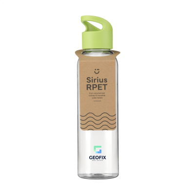 Picture of SIRIUS RPET 650 ML DRINK BOTTLE in Green.